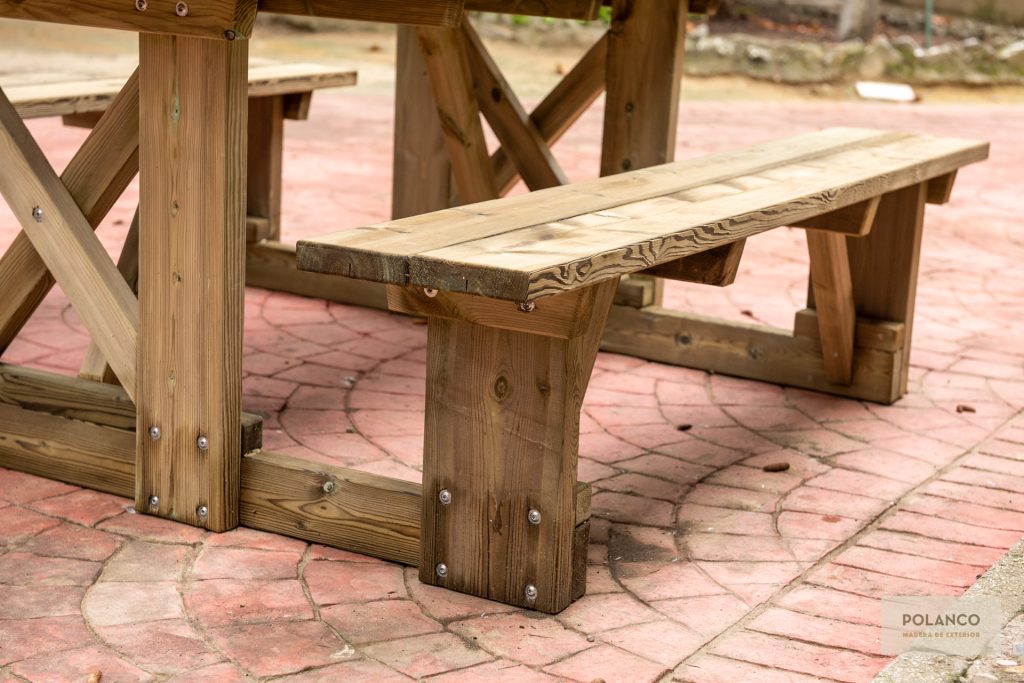 Nuevos modelos de mesas picnic - Polanco · Madera de Exterior