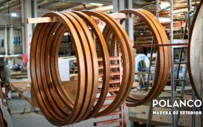 Aros de madera de fresno para el Buque Escuela Juan Sebastián de Elcano