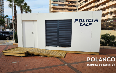 Nueva oficina modular para la Policía Local de Calp, Alicante